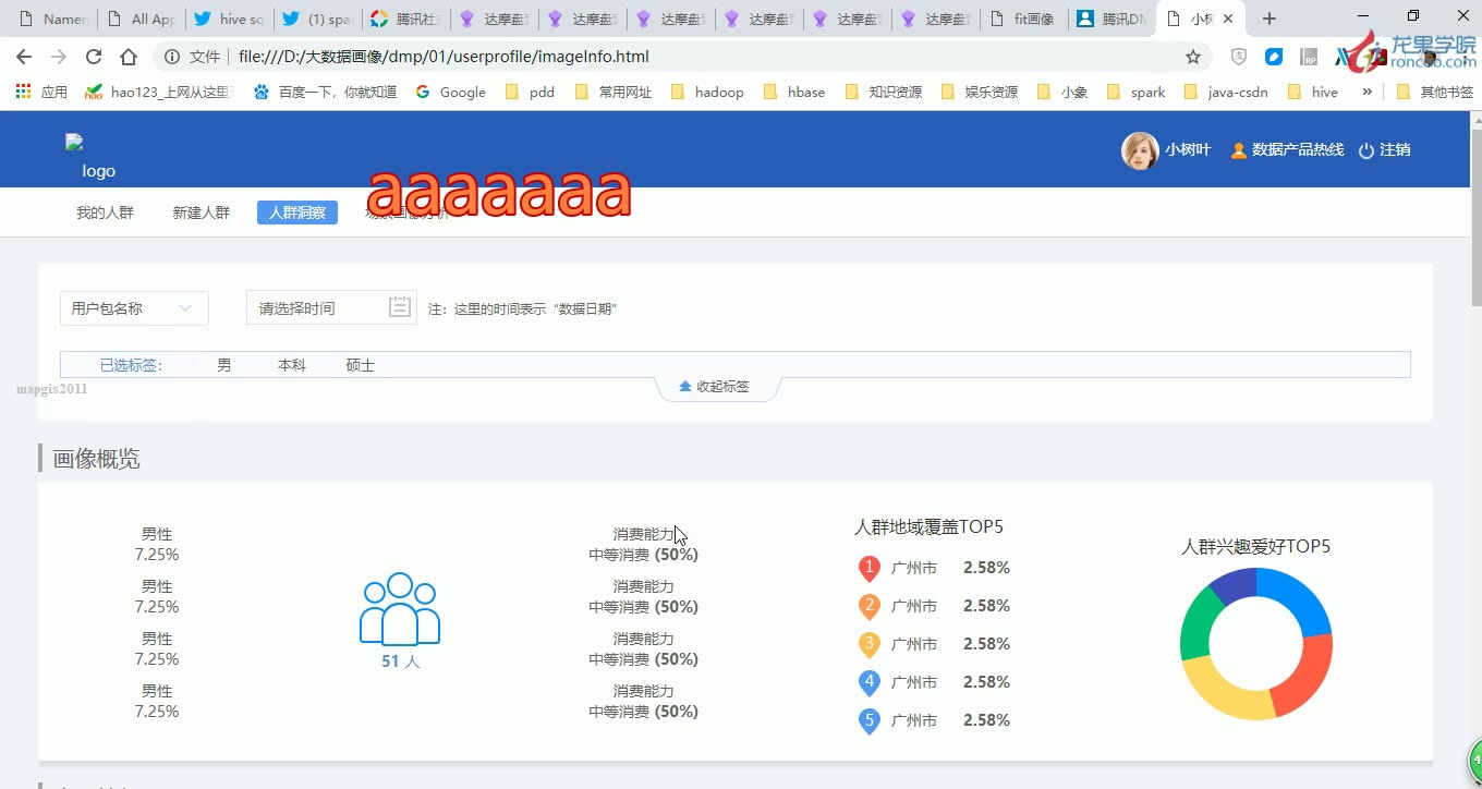 2019大数据用户画像系统实战视频教程哔哩哔哩bilibili