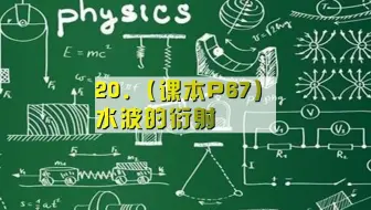 20.（课本P67）水波的衍射（定）