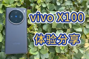 vivo X100不是参数最高的手机但它是综合体验最好的手机之一！