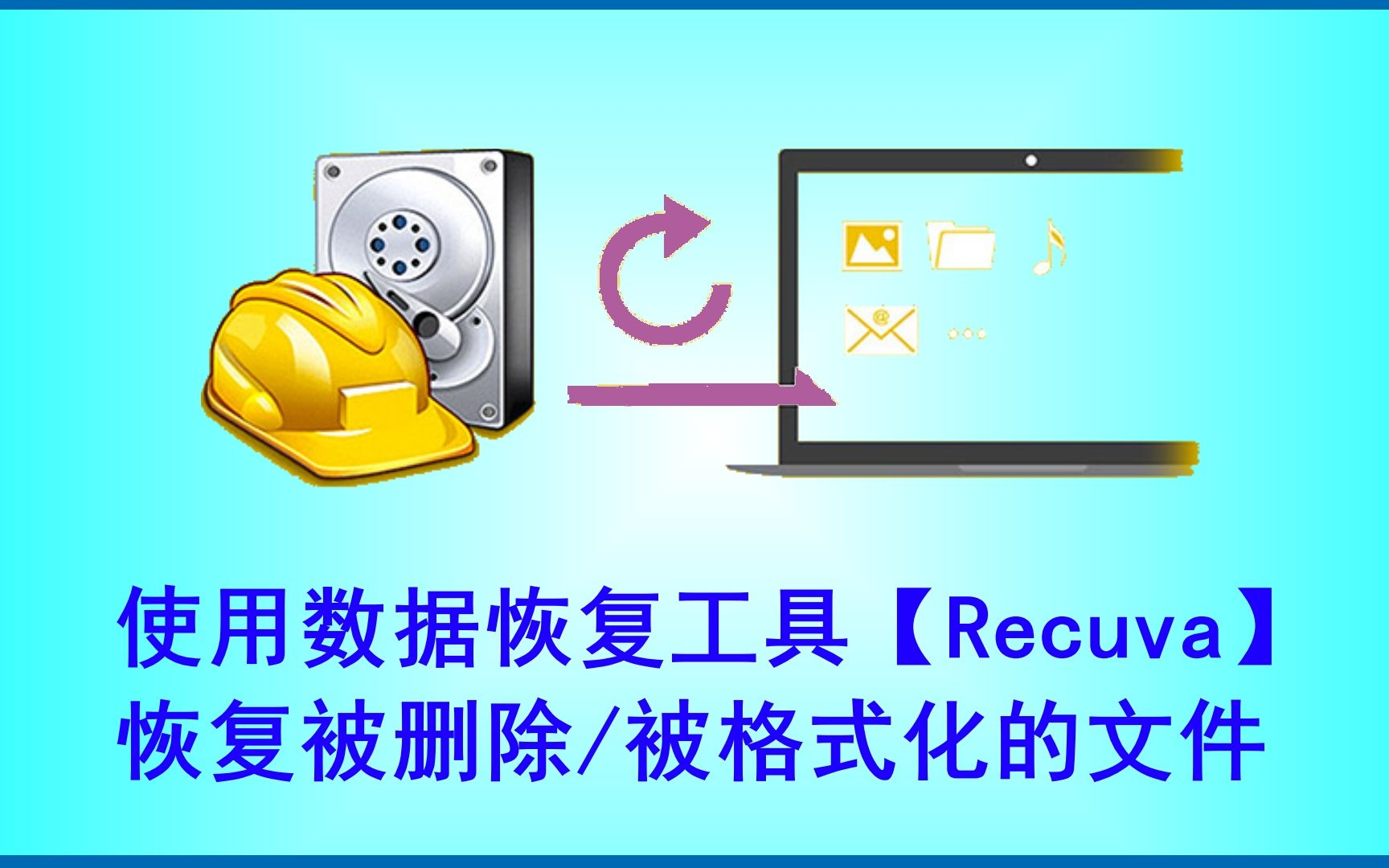 [图]【软件推荐】恢复被删除/被格式化的文件 Recuva工具 ( recuva 文件 误删 删除 格式化 恢复 抹除 擦除 数据 )