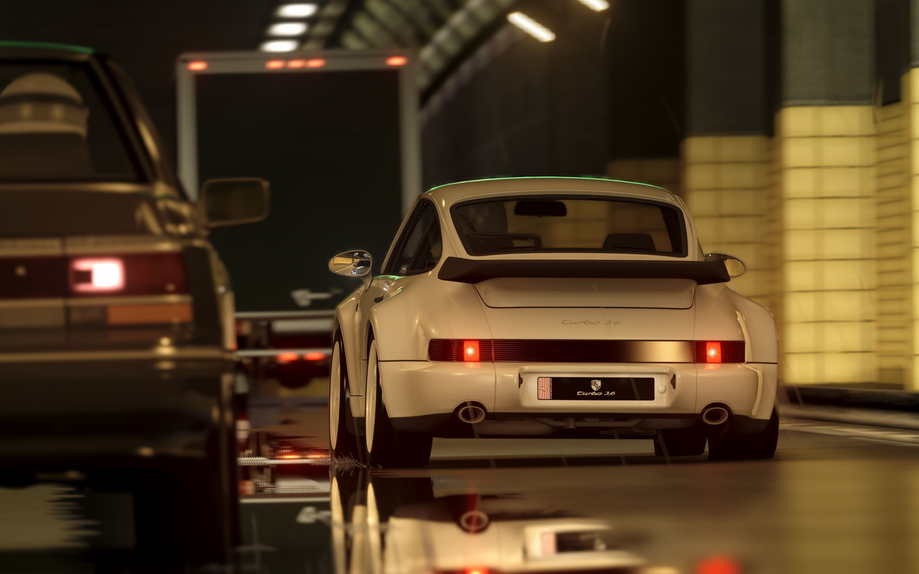 保时捷964turbo3.6首都高疾驰!