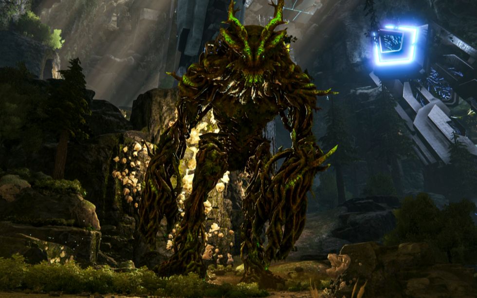 方舟生存进化官服pve单人速杀森林泰坦