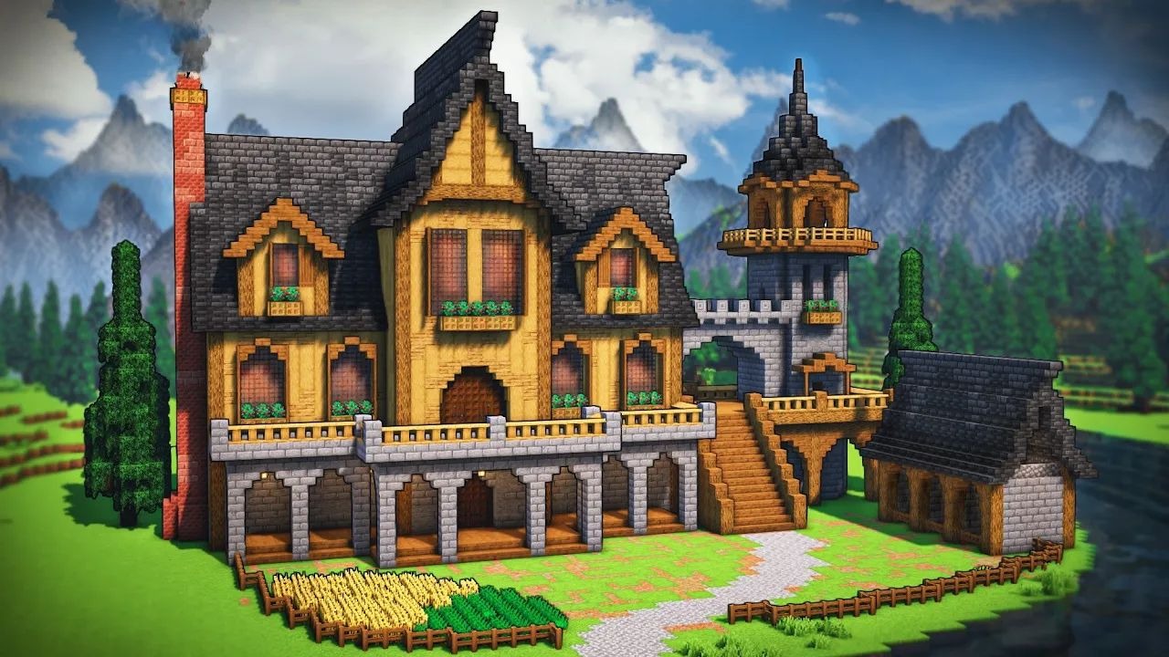 minecraft:如何建造中世纪的生存屋
