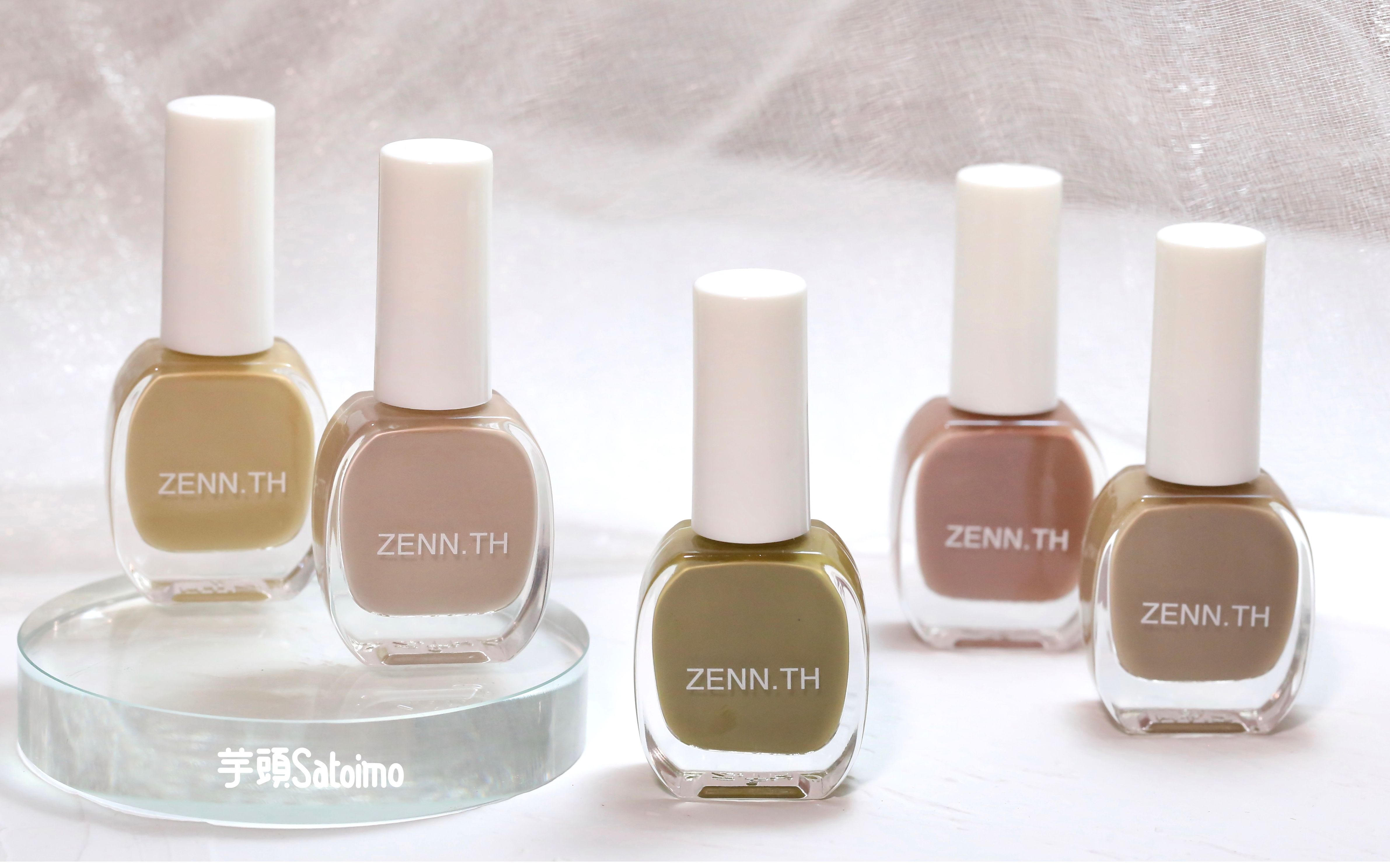 【芋头啊】ZENN.TH2020新品莫兰蒂色系指甲油试色哔哩哔哩bilibili