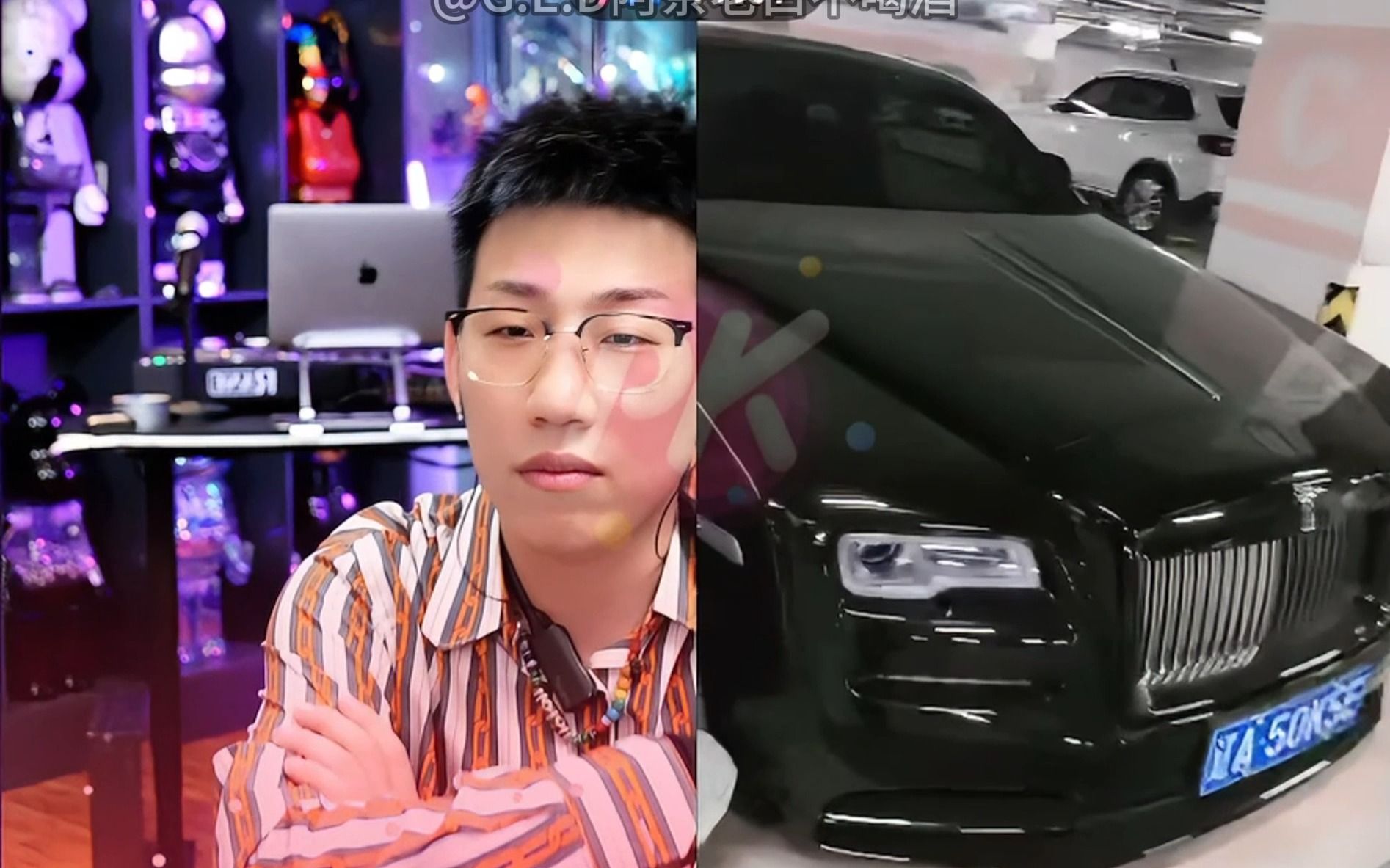 【在石250老白不喝酒】谁输了谁给劳斯莱斯车胎气放了