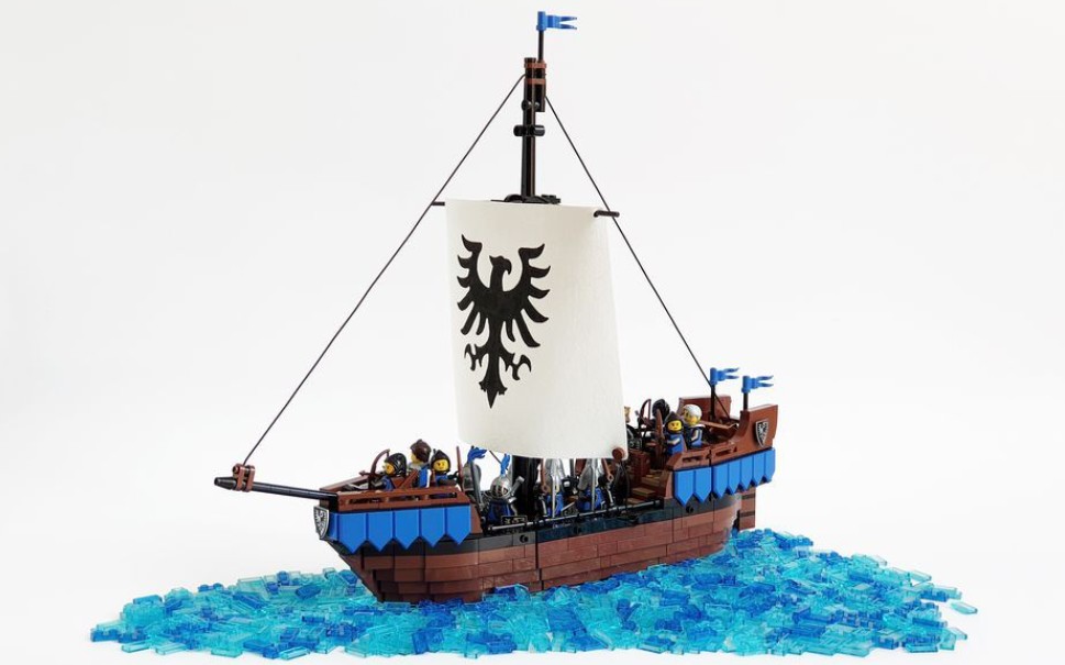 樂高 中古城堡 帆船 海盜船 moc評測 lego castle pirates moc