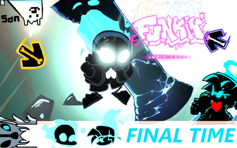 【终焉之时】| undertalexfnf | indie cross | bad time remix