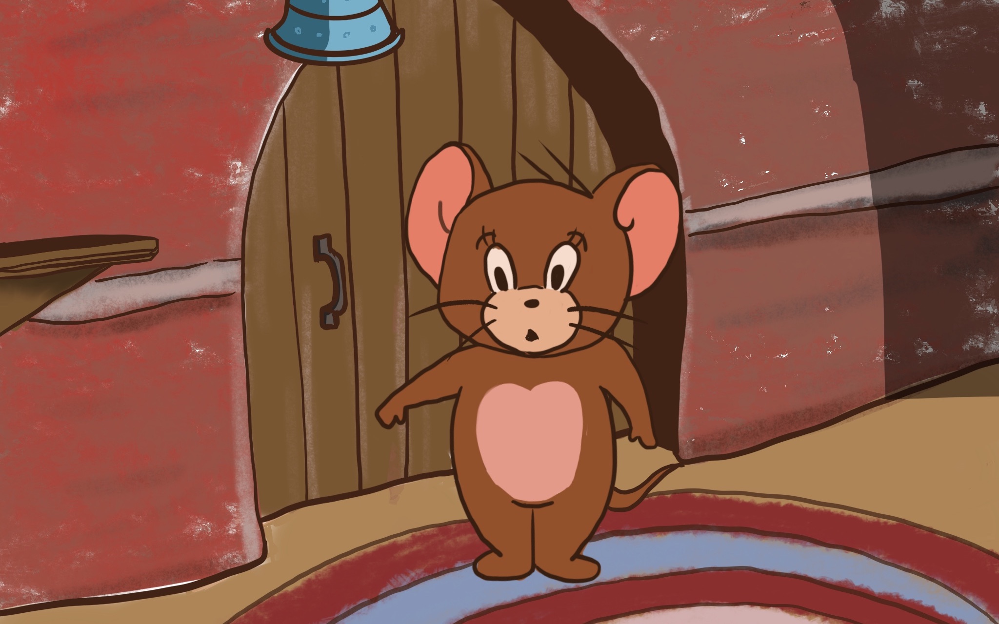 膽紀喂|猫和老鼠|板绘|ipad pro|apple pencil|procreate