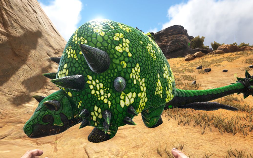 方舟生存进化起源 13 毒属性星尾兽和地狱烈焰马_哔哩哔哩 (゜-゜)つ