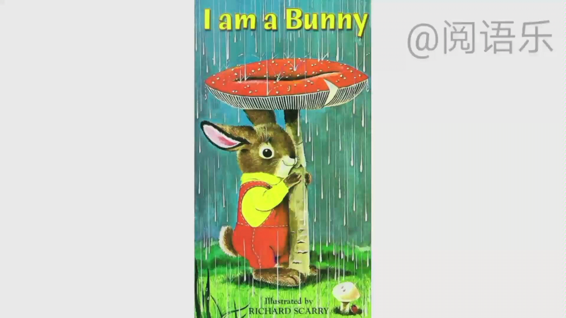 【英语绘本双语解读】I am a Bunny我是一只小兔子/Richard Scarry理查德斯凯瑞哔哩哔哩bilibili