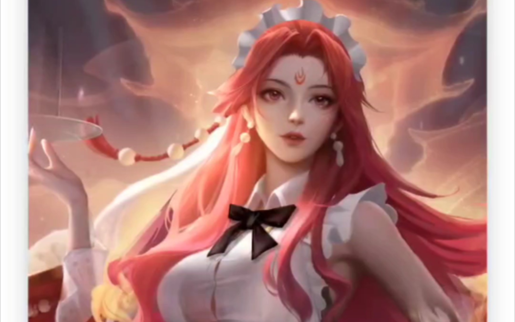 貂蝉女仆变装wallpaper手机版