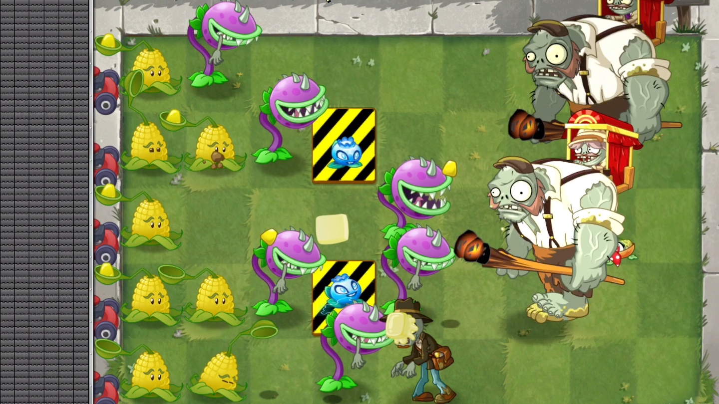 【pvz2国际版】植物挑战 爆炸藤蔓(全一二级禁叶不丢车)(2)