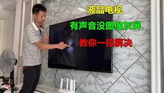 液晶电视有声音没图像灰屏？原因很简单，师傅教你一招解决
