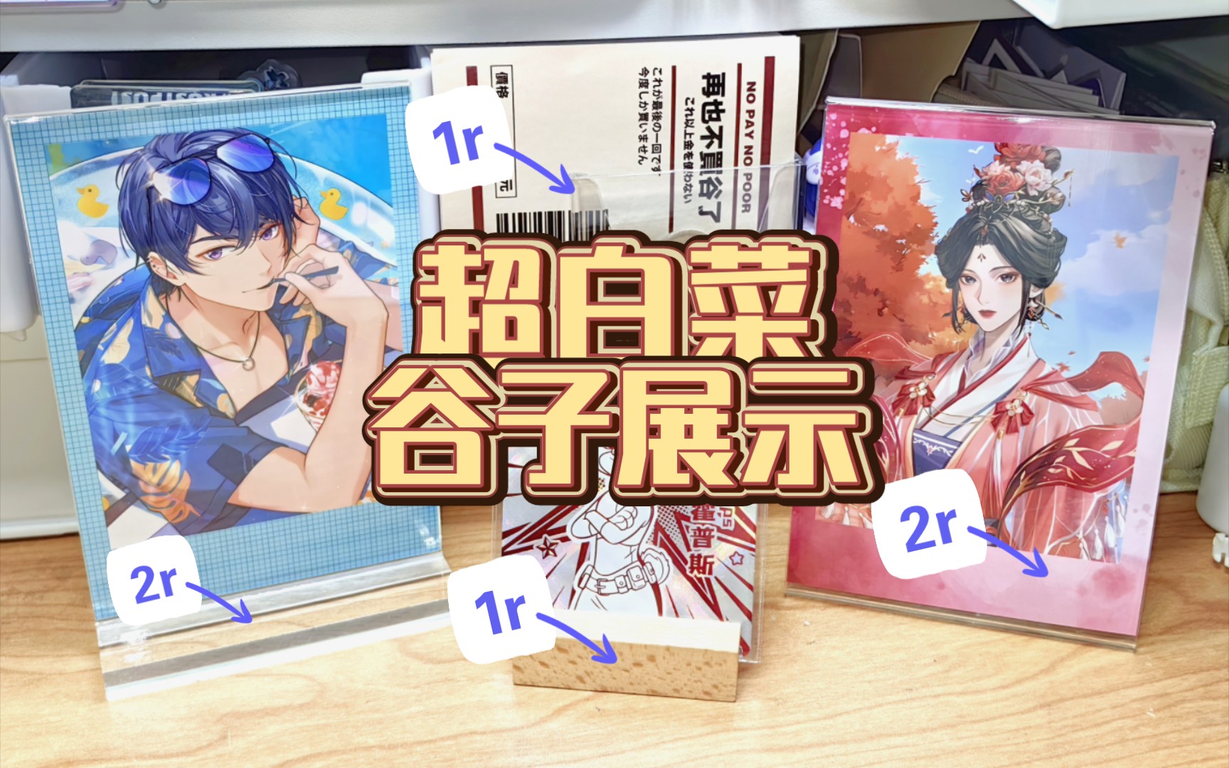 翡翠白菜系列2|超便宜亚克力展示架,全场不过3r!哔哩哔哩bilibili