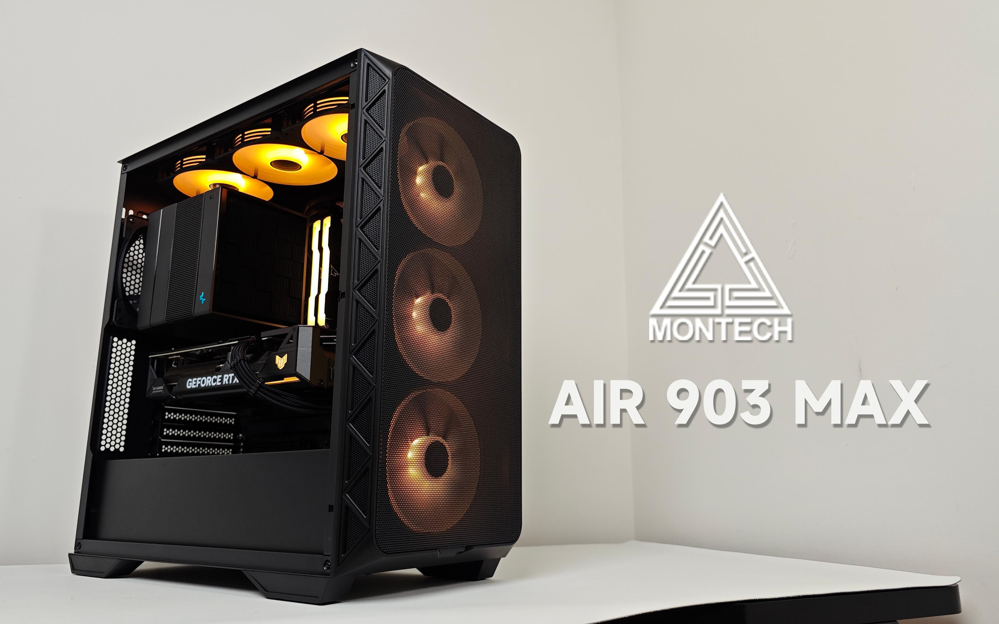 【月明】400元中塔六边形战士?丨Montech AIR 903 MAX 机箱测评哔哩哔哩bilibili