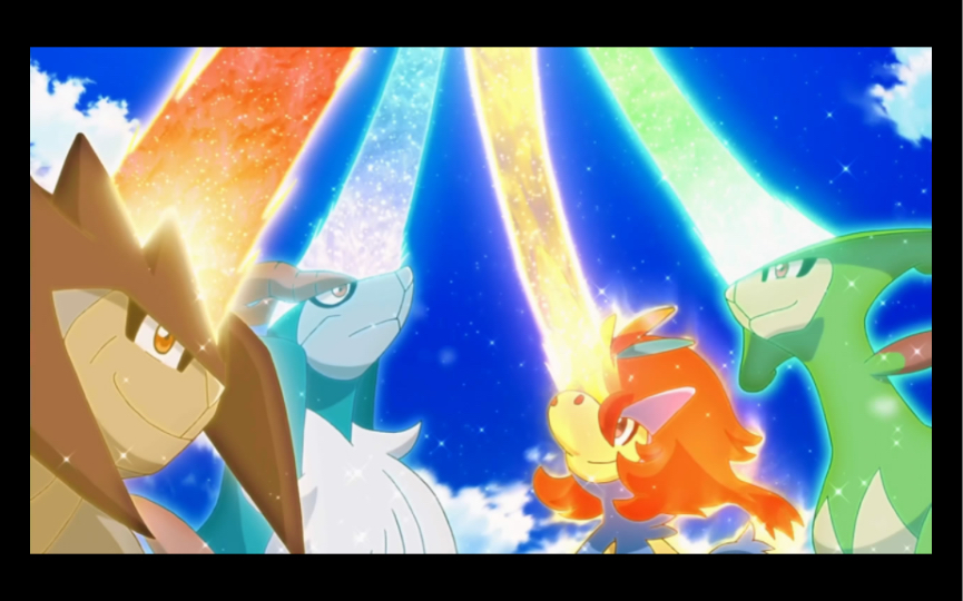 口袋觉醒凯路迪欧和三圣剑他们来啦!