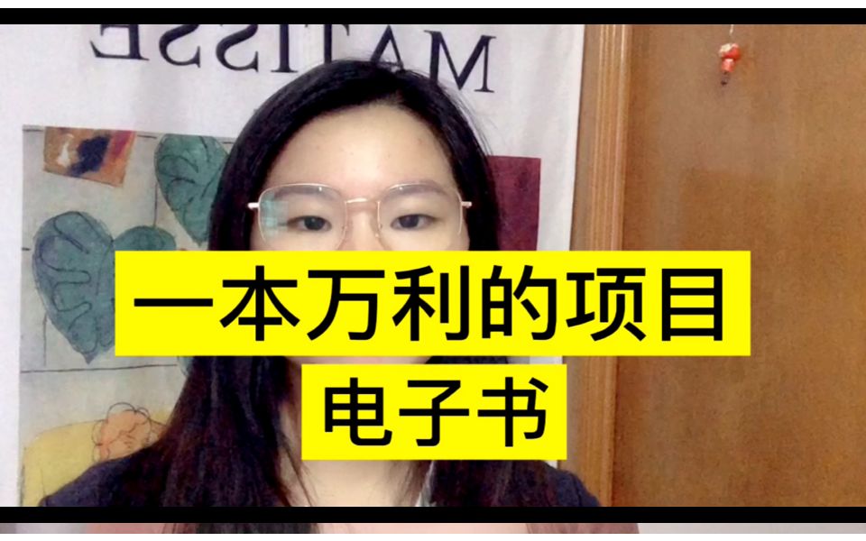 一本万利的电子书,互联网创业项目首选,简单又赚钱哔哩哔哩bilibili