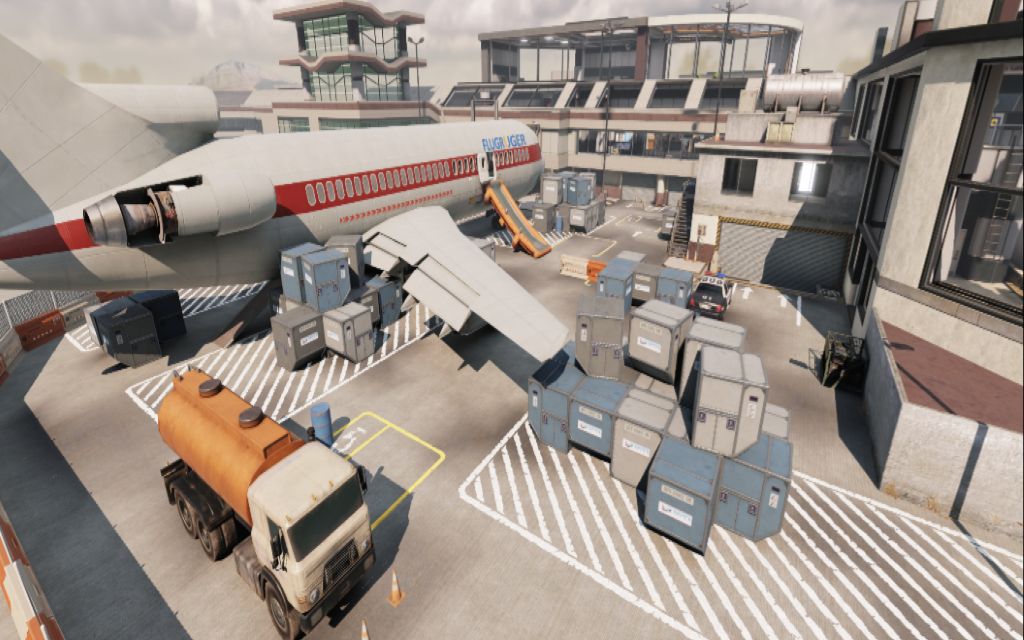 使命召唤19包含的多人模式地图航站楼结构展示_哔哩哔哩bilibili_使命