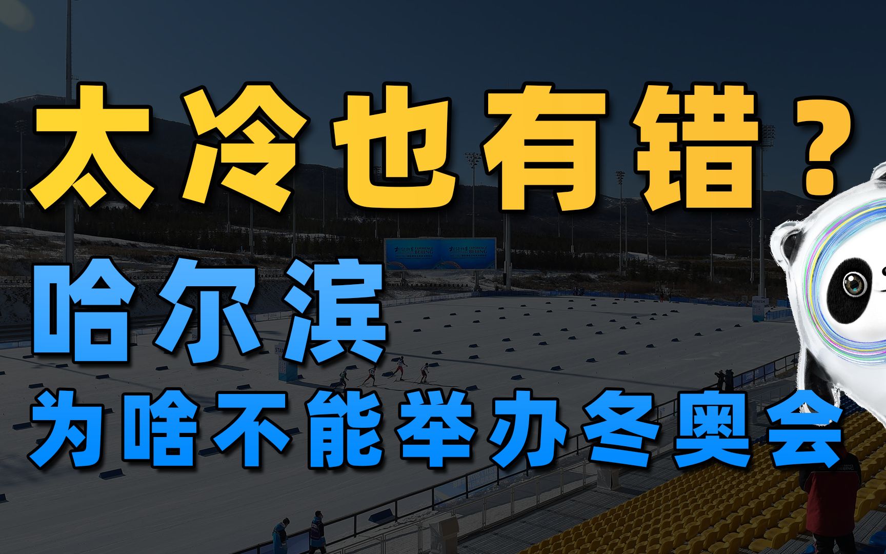 太冷了也有错?冬奥会,为啥不在哈尔滨举办?哔哩哔哩bilibili