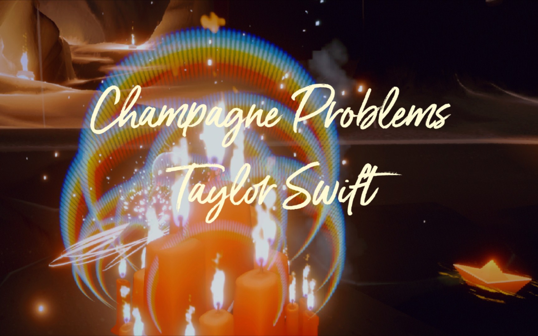 【sky studio乐谱】champagne problems taylor swift 光遇乐谱 慢速