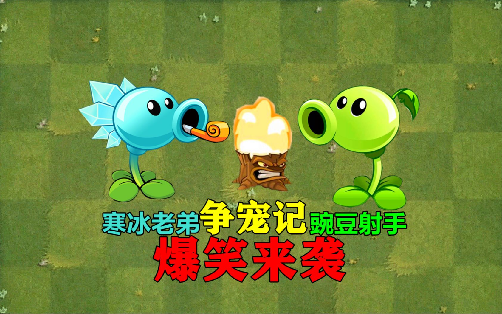 【pvz沙雕配音】寒冰老弟和豌豆射手的争宠记