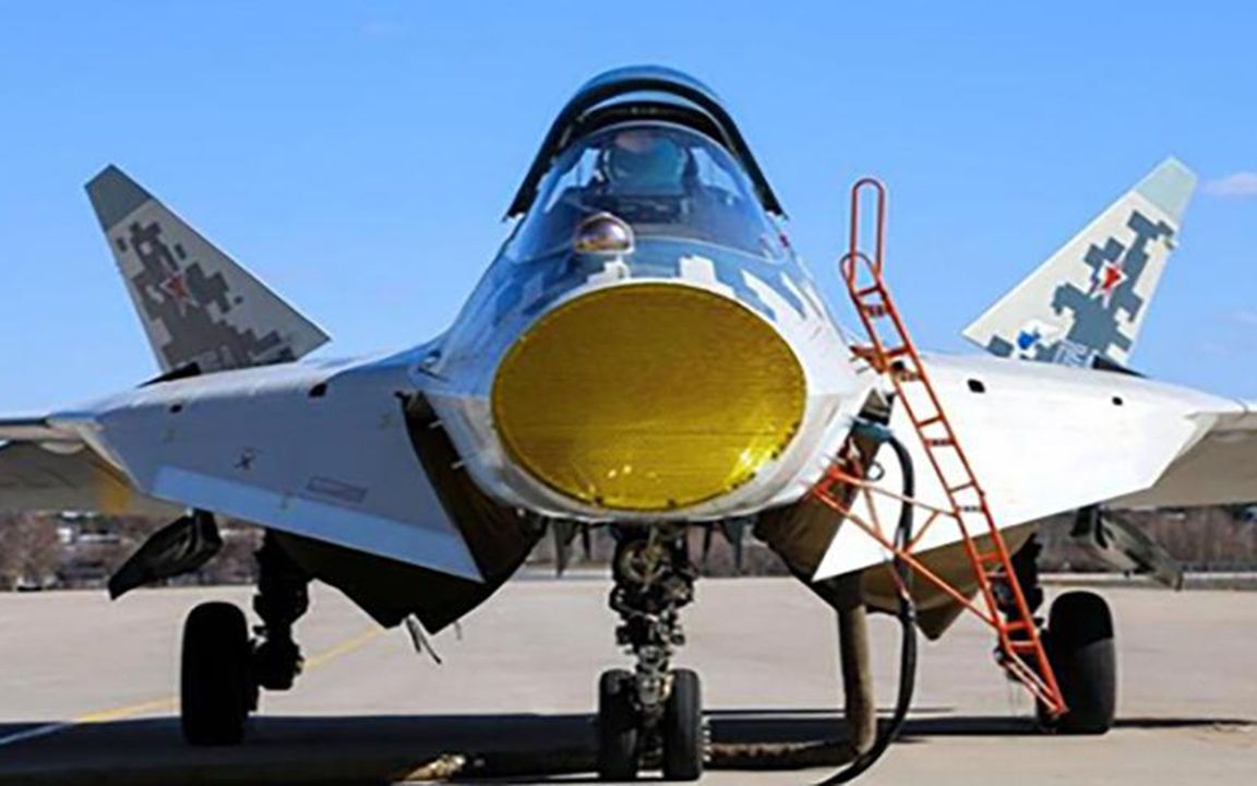 苏57隐身战斗机再次公开松鼠雷达难产已落后中国十几年