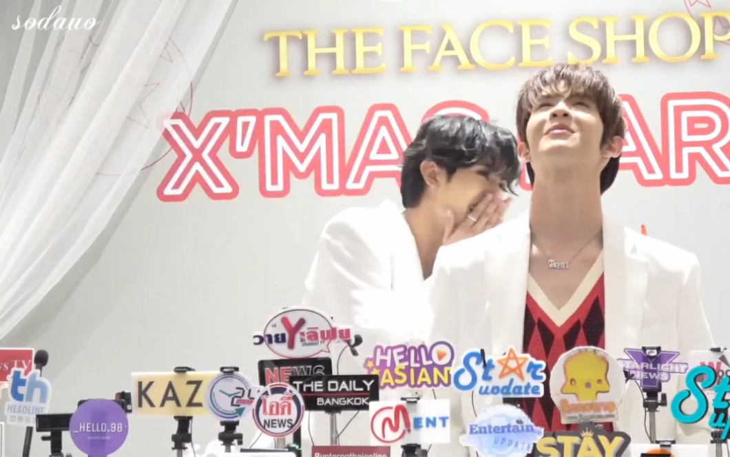 【netjames】221224 thefaceshop圣诞派对采访全场中字哔哩哔哩bilibili