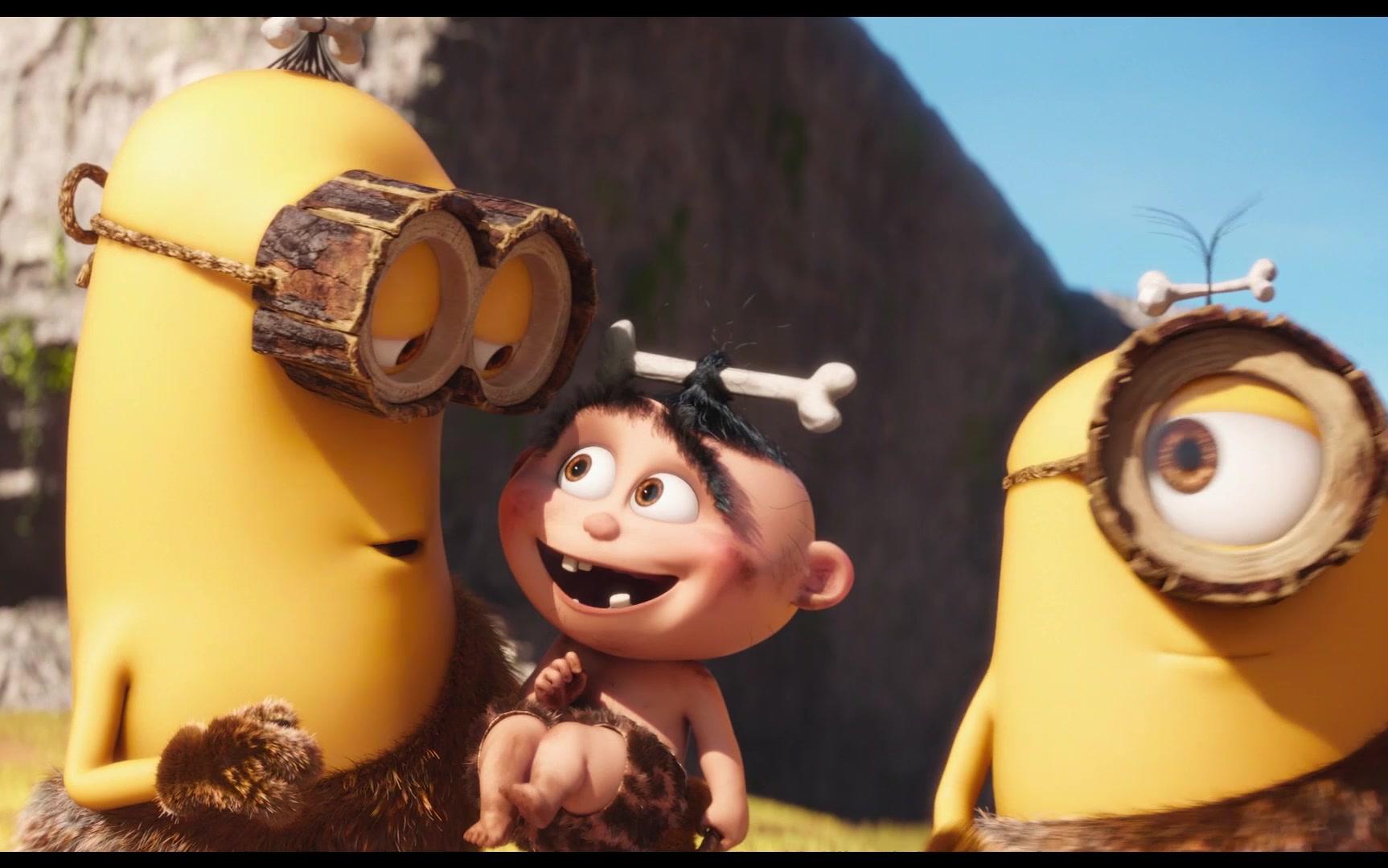 小黄人搞笑短篇-原始人保姆_哔哩哔哩 (゜-゜)つロ 干杯~-bilibili