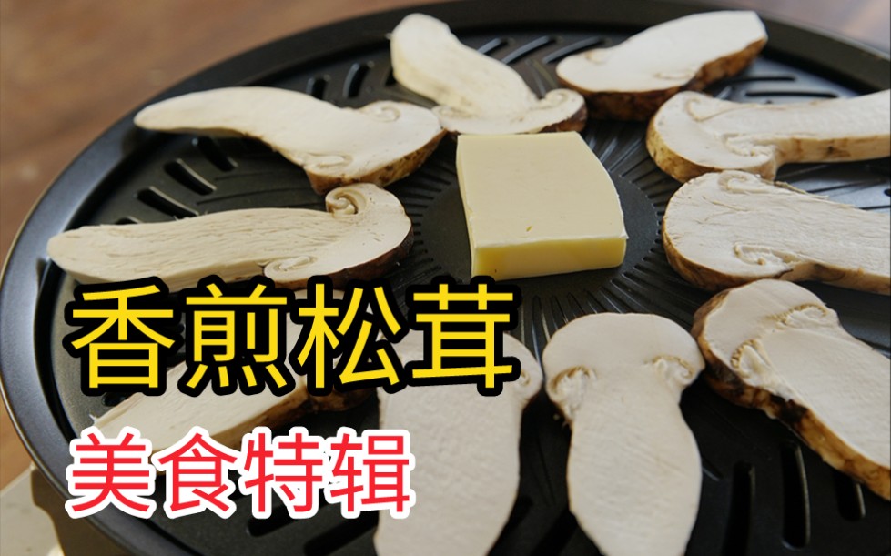 【美食特辑】酥油香煎松茸哔哩哔哩bilibili