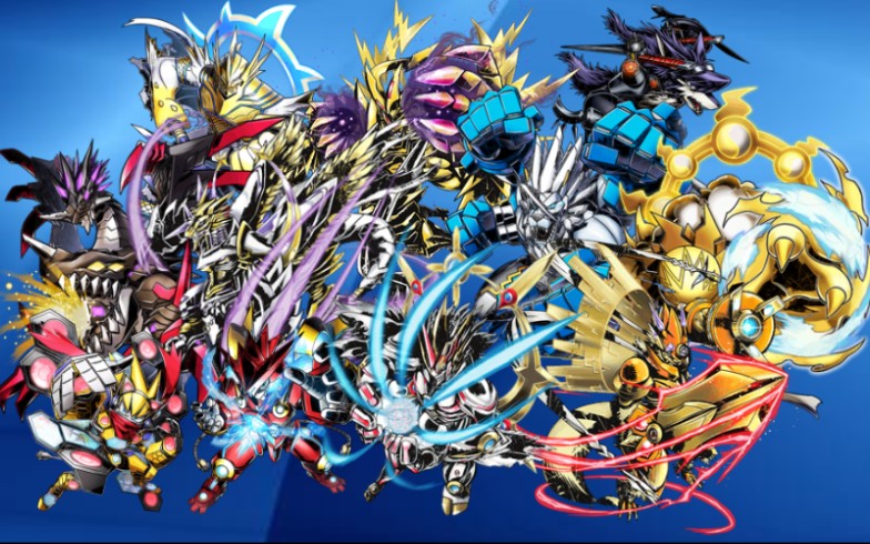 活动作品数码宝贝mad前方高能数码宝贝宇宙应用怪兽