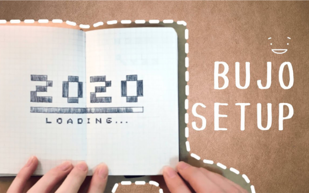 2020年子弹笔记排版 | 像素风格 | Bullet Journal Plan with Me | Bujo Setup哔哩哔哩bilibili