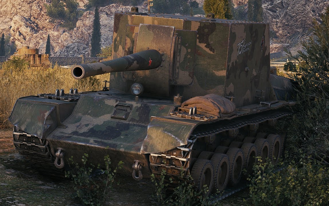 坦克世界su100y7杀5千伤害海岸争霸