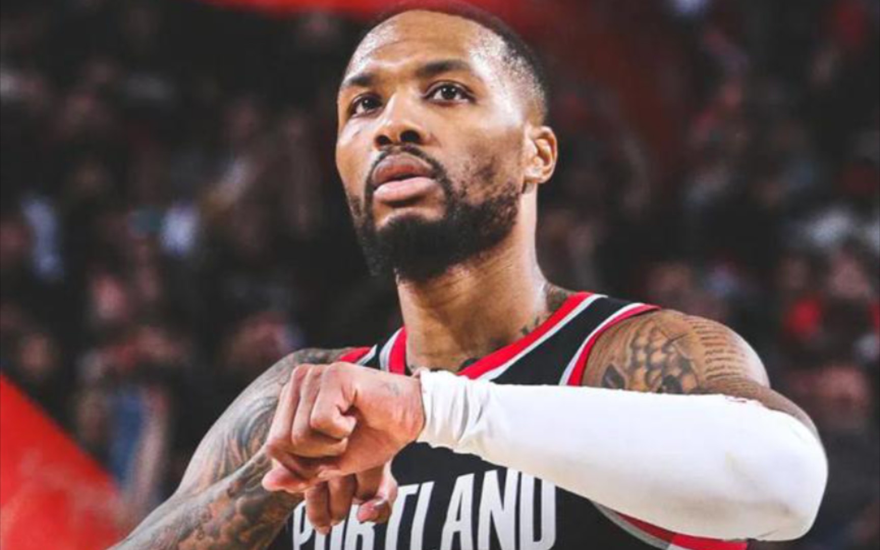 最强nba,点券利拉德,看表利指导,挥手说see you