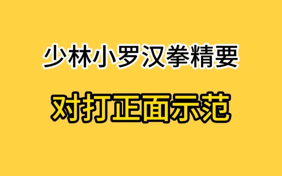 [图]#少林功夫段品制 七段:#少林小罗汉拳精要对打 正面示范，欢迎武术爱好者、从业者、学生和家长前来#少林寺 #少林功夫段品制接待处 考察交流#少林功夫