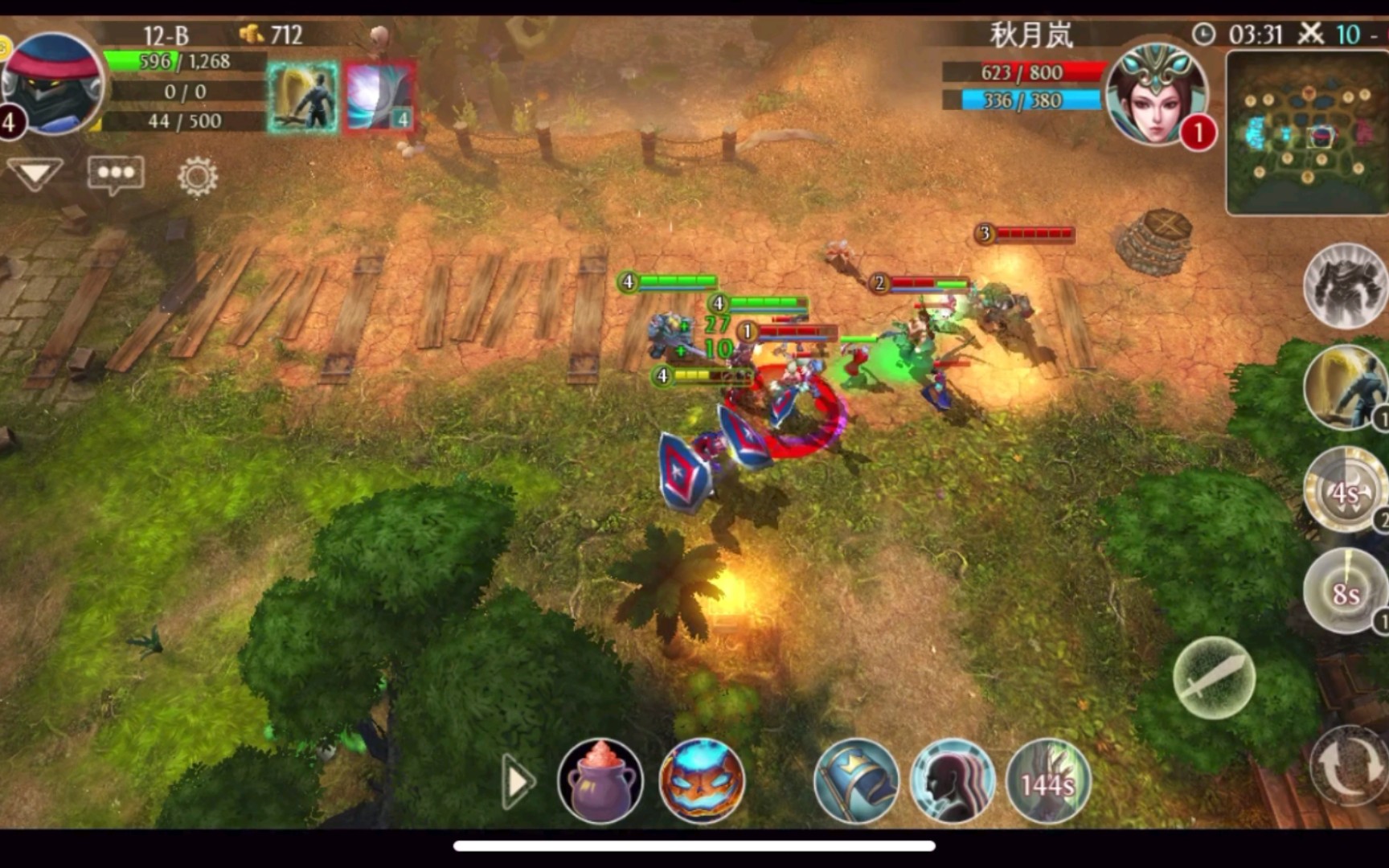 国际服 怀旧 第一玩家《混沌与秩序之英雄战歌》人机模式