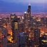 【航拍】这里是美国芝加哥 请感受一下21世纪震撼摩天大楼风景！