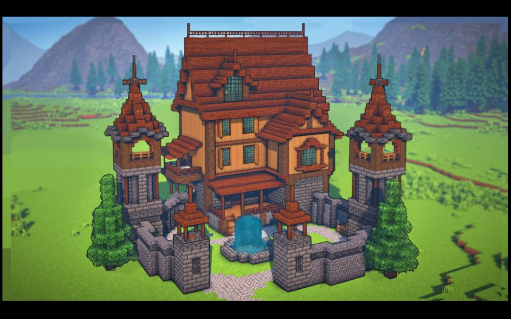 【我的世界建筑教程】如何建立一个城堡