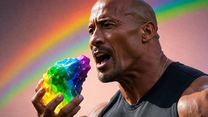 【cyf/ai】巨石强森吃石限时回归!