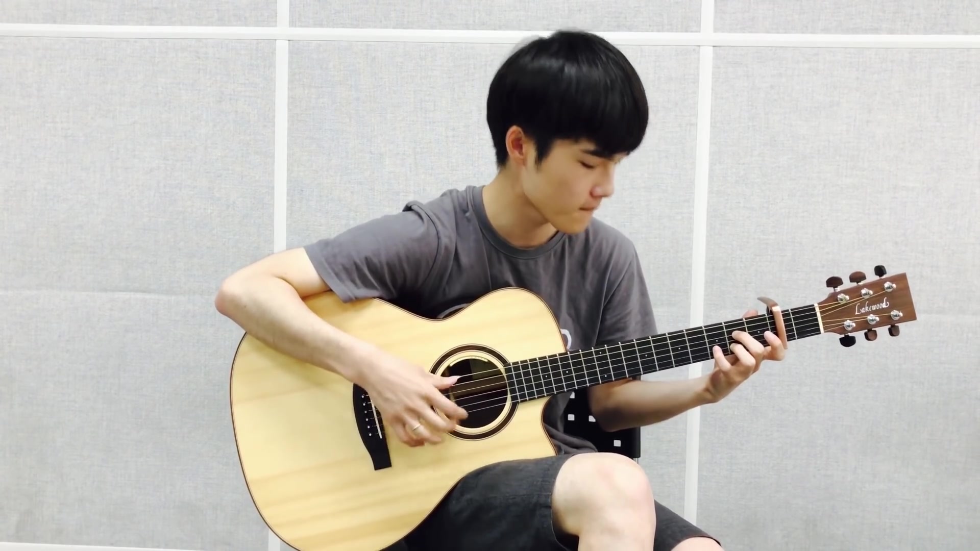 coldplayyellow指弹吉他酷玩乐队yellow韩国小哥saehunkim