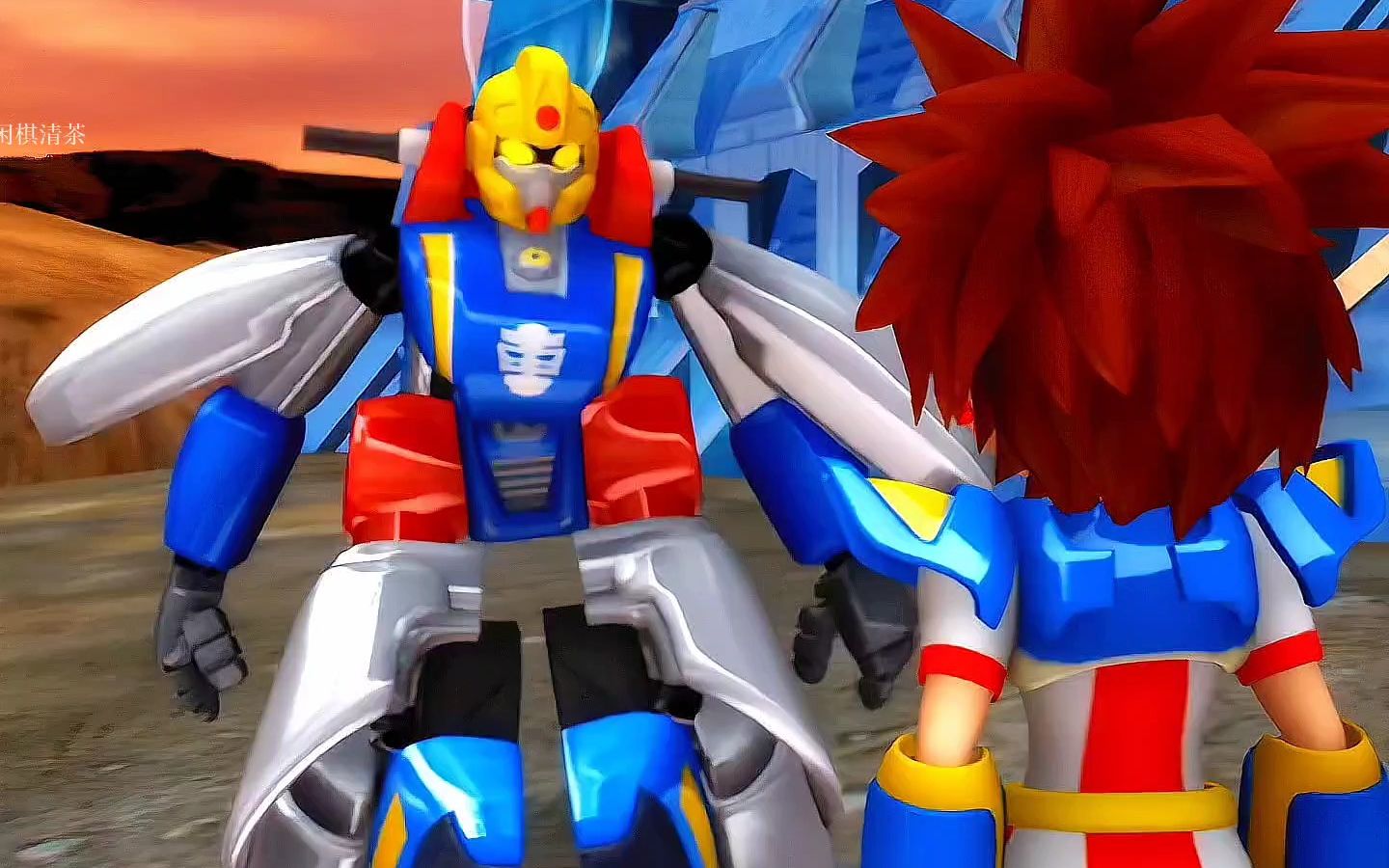 [霹雳火把洛洛当做机战王带回时光之城,金铁兽率领十万大军兵临城下]