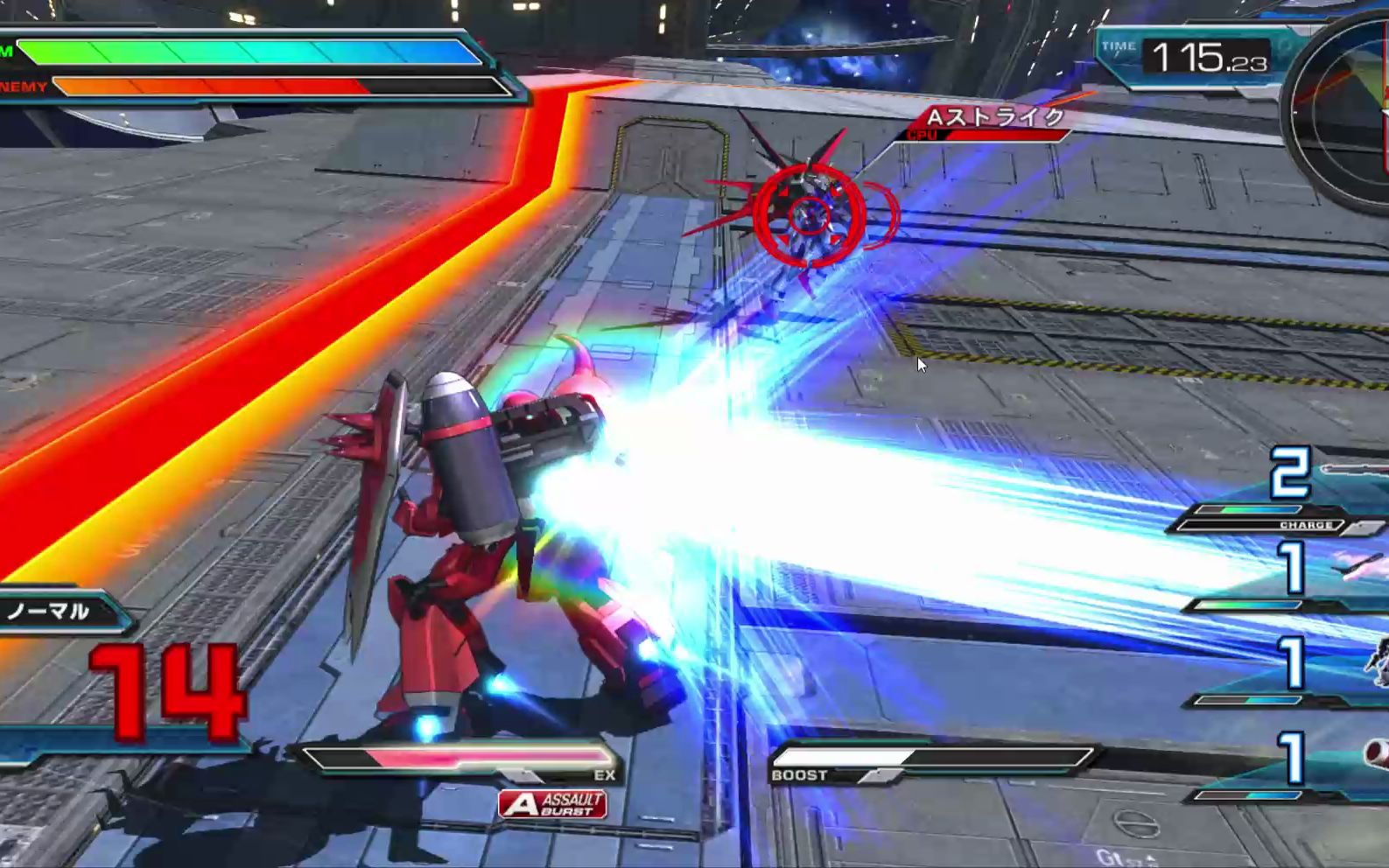 《机动战士高达exvs》|男人还的开扎古!真的帅!