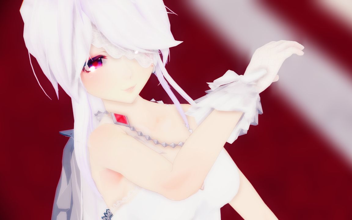 【听歌向mmd】弱音姐姐的裙下会有什么呢