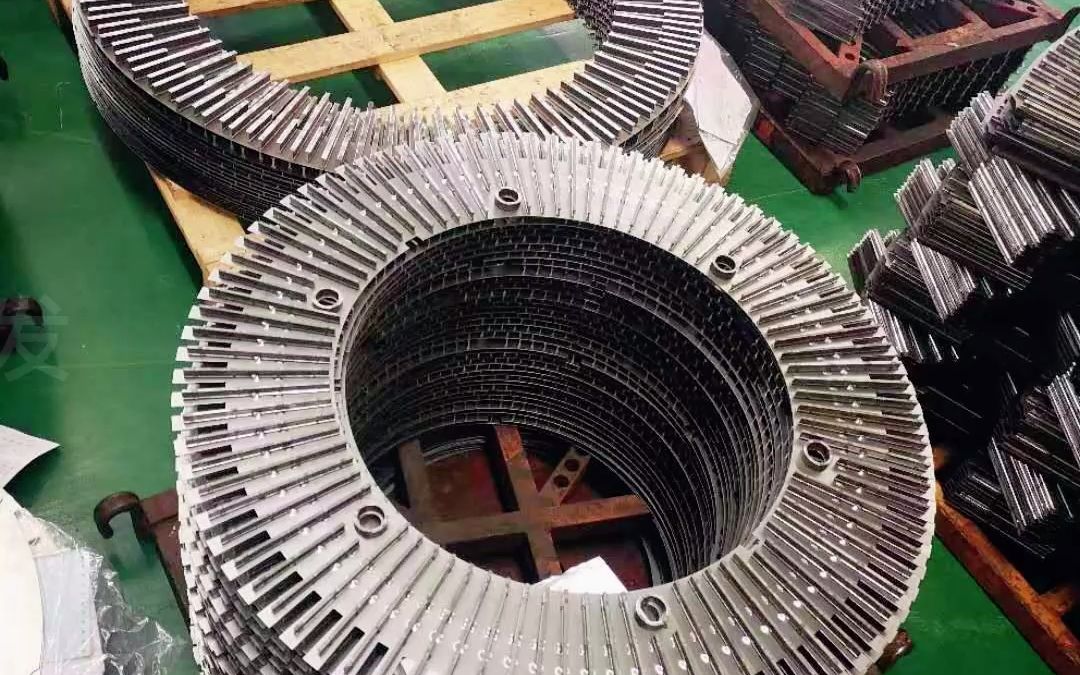 风力发电机通风槽板自动焊接