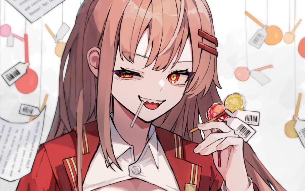 甜食-鲨鱼齿-女孩