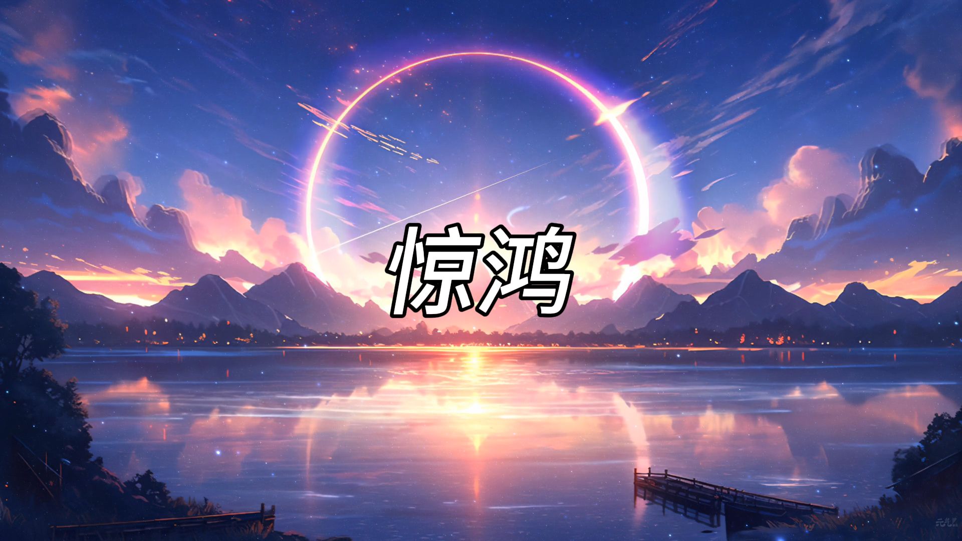 日推歌曲 | "治愈纯音乐!" |《惊鸿》哔哩哔哩bilibili