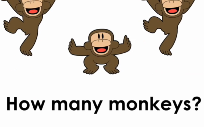 [图]How many monkeys 三年级英语下 广州教科版