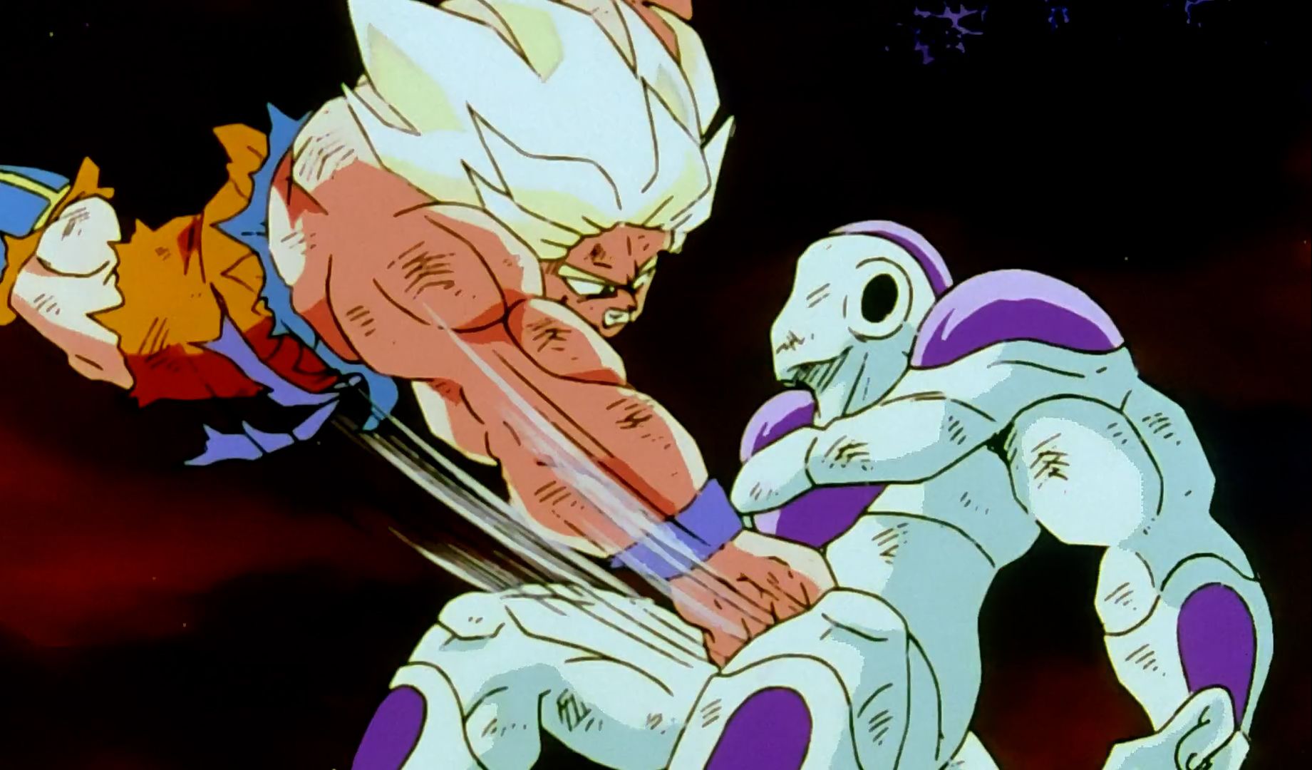 超级赛亚人孙悟空vs宇宙帝王弗利萨