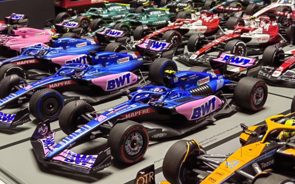 【f1赛车模型】1比18 f1 2022 车模大合集(第7集)