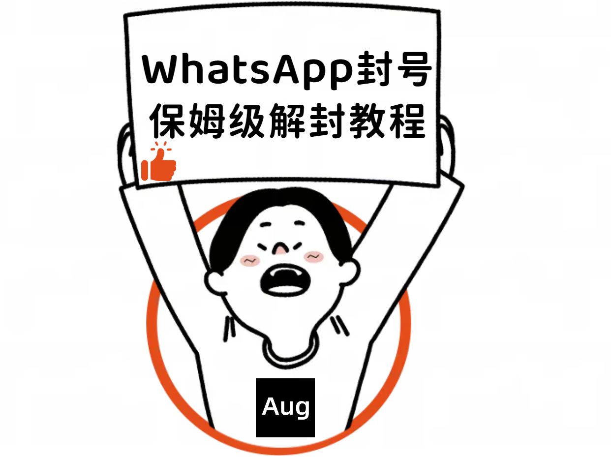 WhatsApp账号被封?别慌!跟着保姆级解封教程解决!哔哩哔哩bilibili