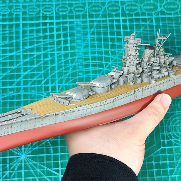 【随便玩玩】 富士美舰NEXT 1/700 NX9大和号1944（捷一号）模型